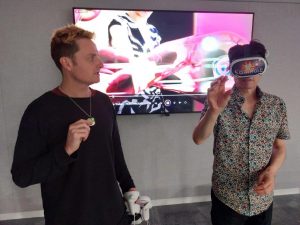 VR demonstration at EVA London 2023